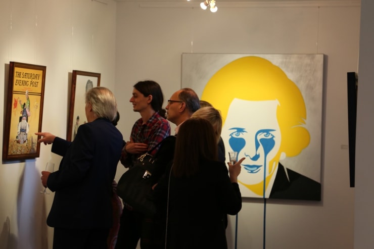 'Alzheimer in the Frame' private view at Gallery Elena Shchukina, Mayfair, London