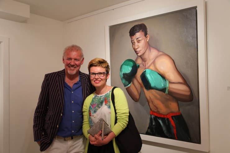 'Alzheimer in the Frame' private view at Gallery Elena Shchukina, Mayfair, London