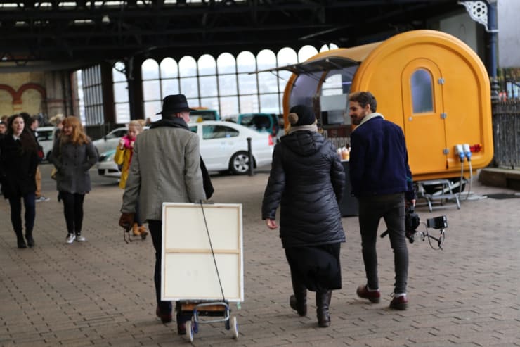 'No two journeys are ever the same' Kirsten Cavendish film, behind the scenes, Brighton Train Station
