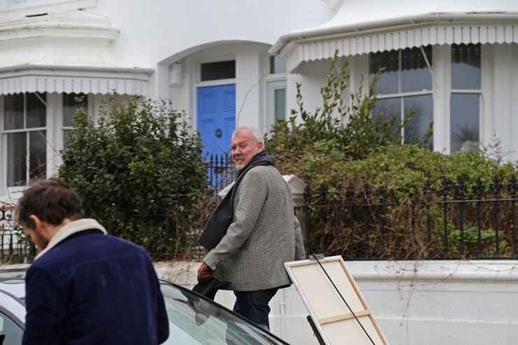 Gerard Byrne, Kirsten Cavendish film, behind the scenes, Clifton Terrace, Brighton