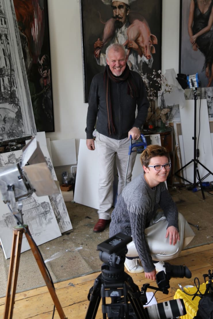 No two journeys are ever the same' Kirsten Cavendish film, behind the scenes, Gerard's Studio, Brighton