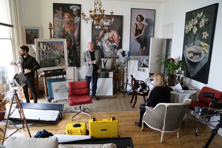 No two journeys are ever the same' Kirsten Cavendish film, behind the scenes, Gerard Byrne Studio, Brighton