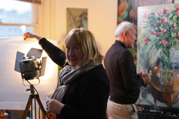 'No two journeys are ever the same' Kirsten Cavendish film, behind the scenes, Gerard Byrne Studio, Brighton