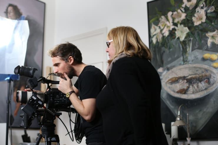'No two journeys are ever the same' Kirsten Cavendish film, behind the scenes, Gerard Byrne Studio, Brighton