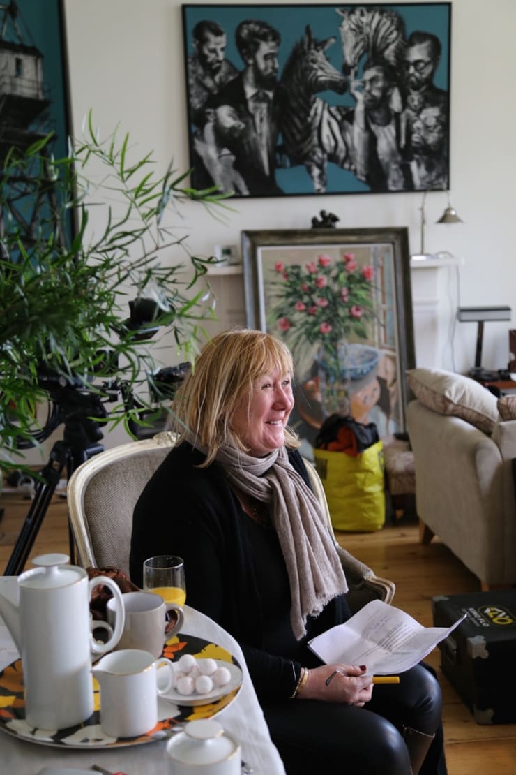 'No two journeys are ever the same' Kirsten Cavendish film, behind the scenes, Gerard Byrne Studio, Brighton