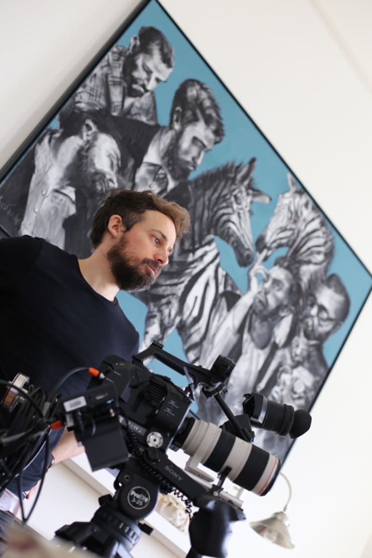 'No two journeys are ever the same' Kirsten Cavendish film, behind the scenes, Gerard Byrne Studio, Brighton