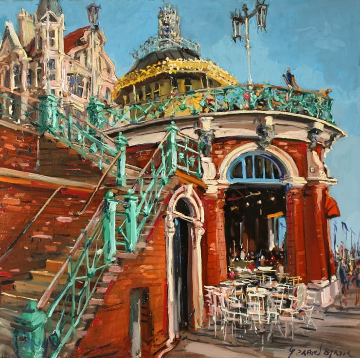'Victorian Times' plein air painting by Gerard Byrne
