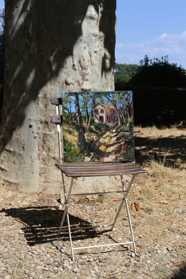 'Shadows of Summer' plein air painting by Gerard Byrne