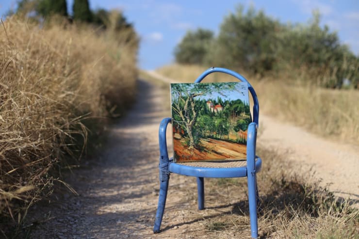 'The Provencal Style' plein air painting by Gerard Byrne