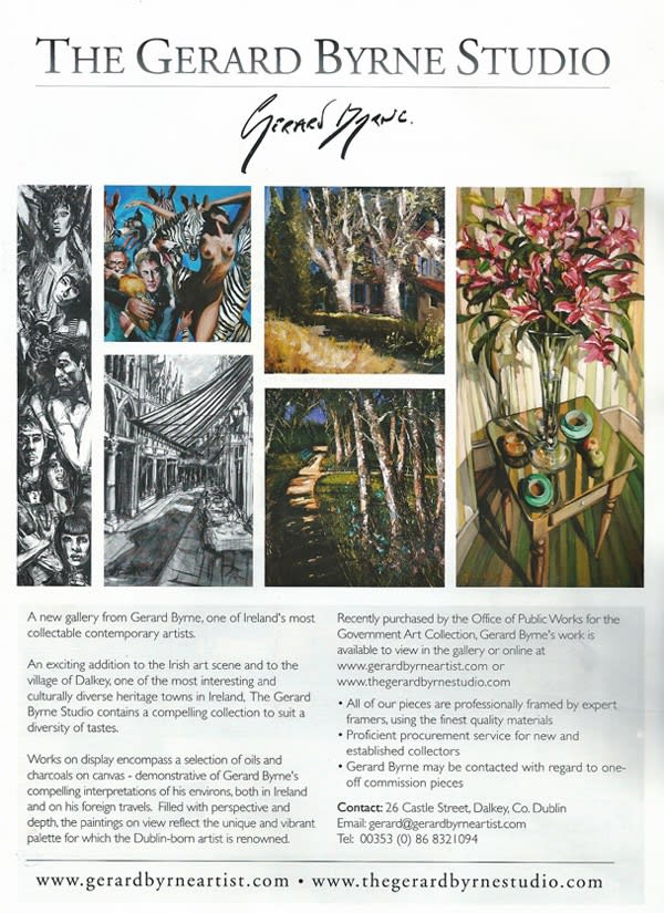 Gerard Byrne Irish Arts Review magazine