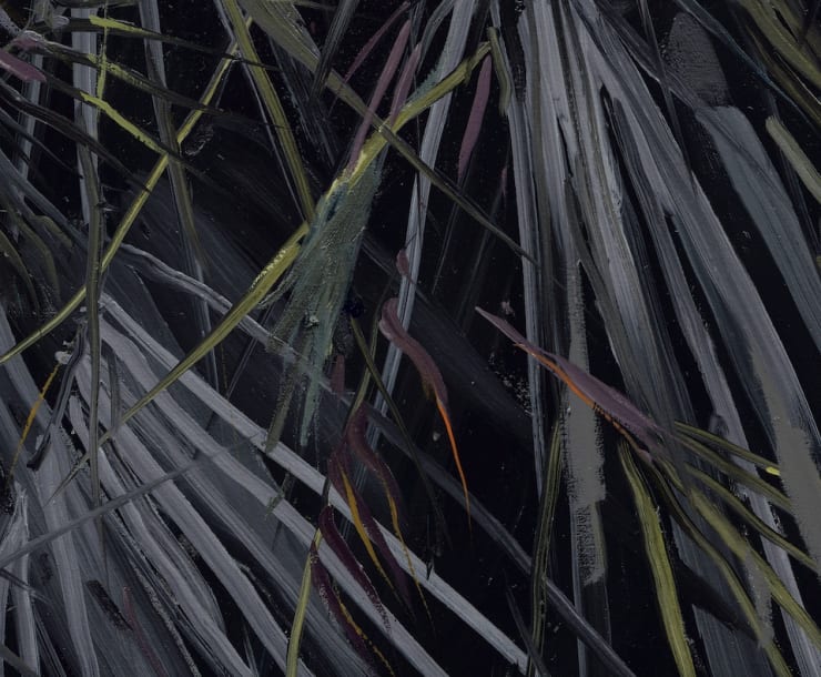 Gerard Byrne 'Botanical Fusion' oil on canvas detail 1