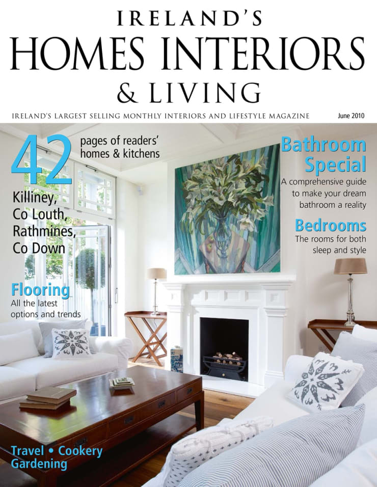 Gerard Byrne, Irelands Homes Interiors and Living June 2010 magazine cover