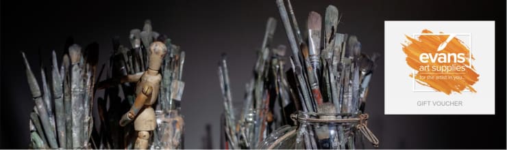 K&M EVANS €500 Gift Voucher, GIFT OF ART SUPPLIES for the artist in you...