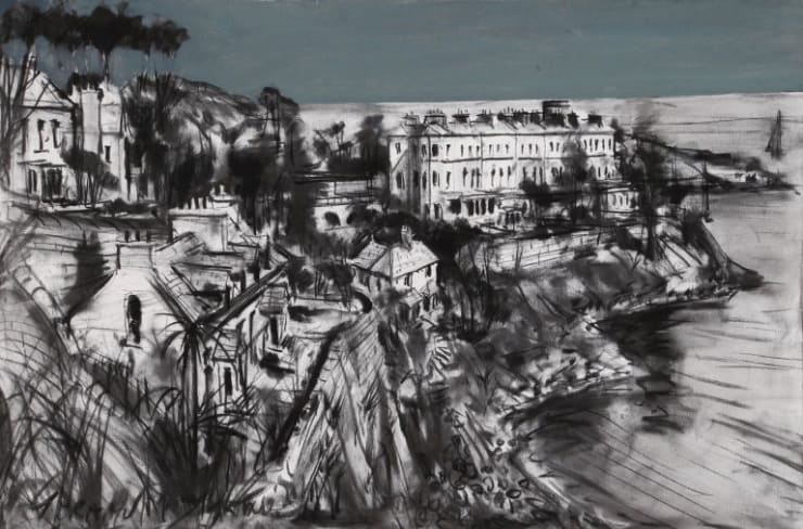 2 Gerard Byrne 'Summer in Dalkey' mixed media on canvas 90x60cm (canvas) / guiding at €4,000 to €5,000