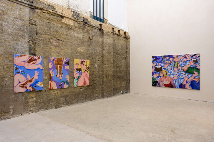 Olivia Sterling, Really Rough Scrubbing Brush, Installation view, 2021. Goldsmiths CCA. Courtesy of the artist.