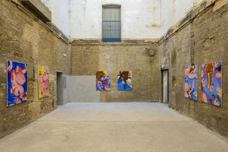 Olivia Sterling, Really Rough Scrubbing Brush, Installation view, 2021. Goldsmiths CCA. Courtesy of the artist.
