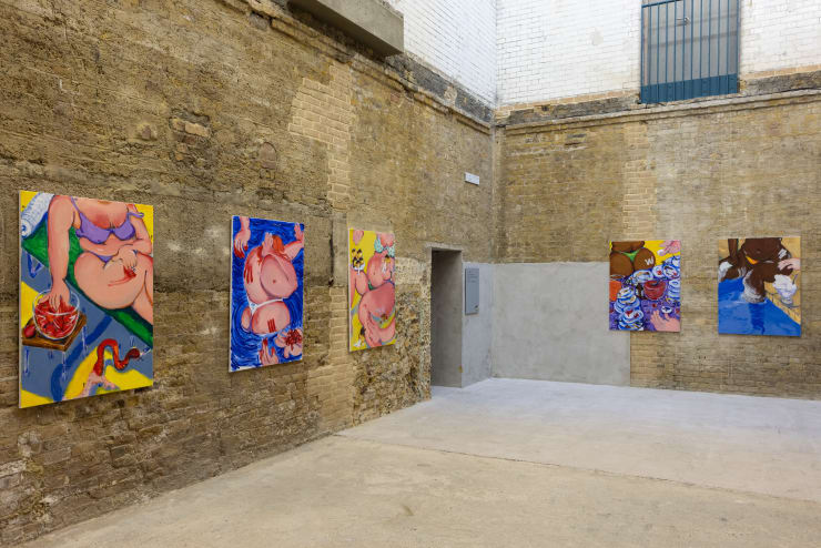 Olivia Sterling, Really Rough Scrubbing Brush, Installation view, 2021. Goldsmiths CCA. Courtesy of the artist.