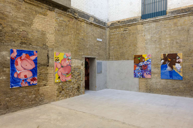 Olivia Sterling, Really Rough Scrubbing Brush, Installation view, 2021. Goldsmiths CCA. Courtesy of the artist.