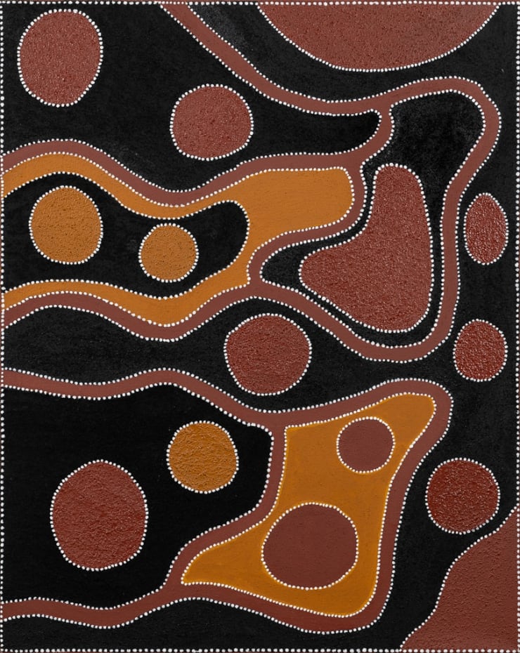 Tommy Carroll, Nuguwarrding (Snake Dreaming), 2017