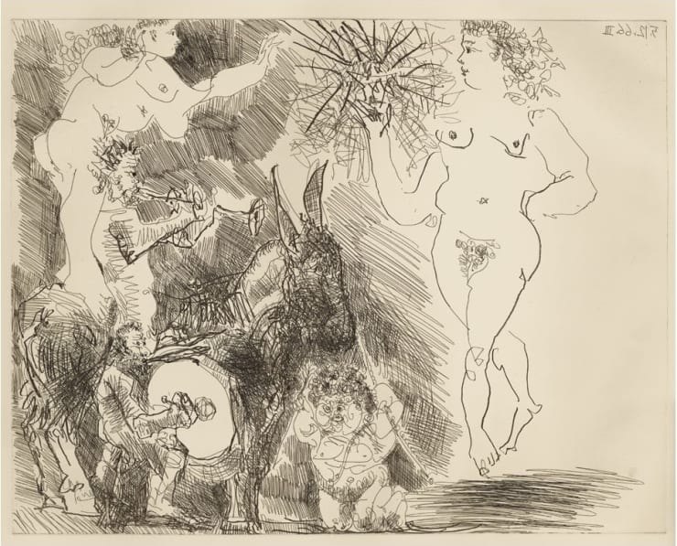 PABLO PICASSO, Vénus Foraine (Bloch 1232), 1966 (December 5.III, Mougins)