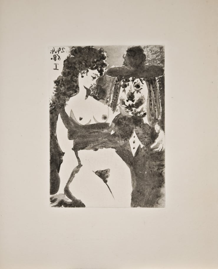 A witch with a nude woman