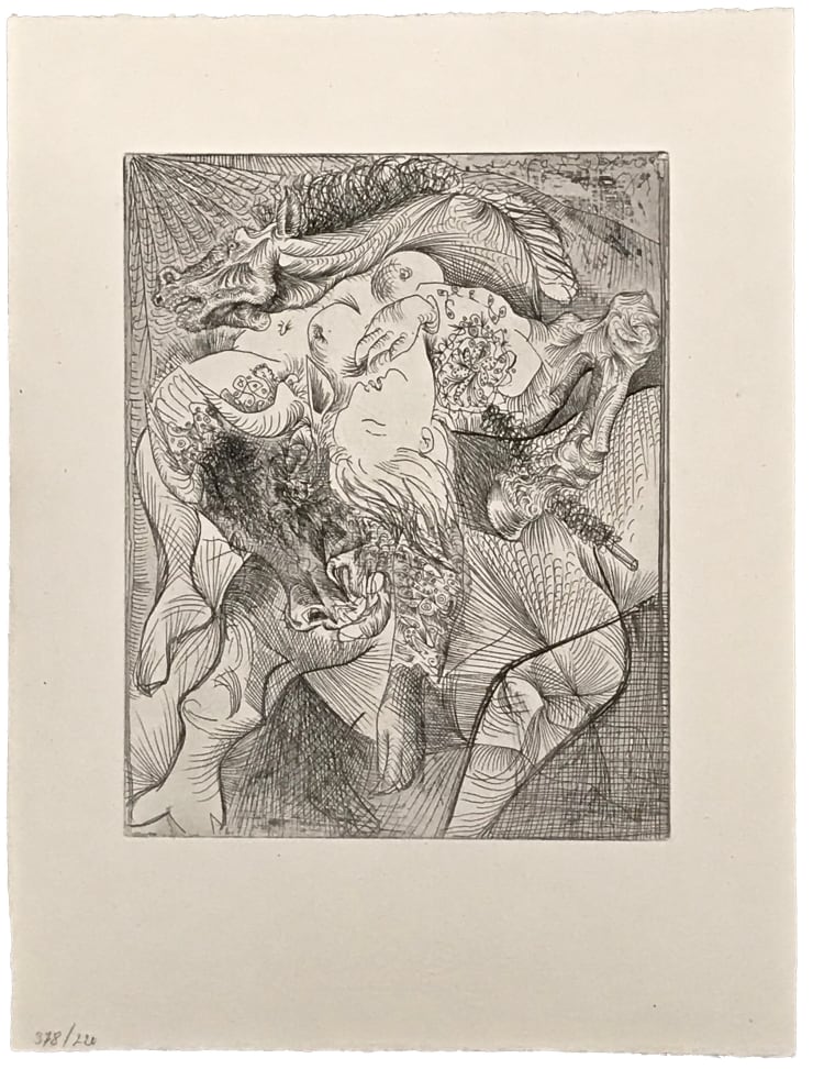 Bullfight scene