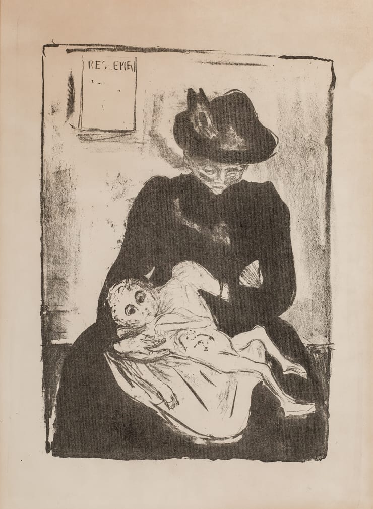 Erbschaft (Inheritance) (Woll 603) by Edvard Munch