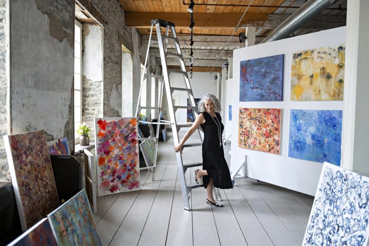 Karen Dover At Valley Textile Museum In Almonte 2