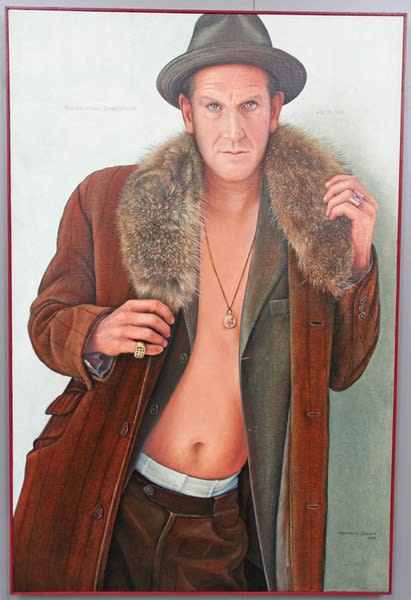 Dieses Bildnis des Schauspielers Kai Maertens stammt von Manfred W. Jürgens. Fotos: Wolfgang Gorsboth, Quelle: www.wittenbergersonntag.de