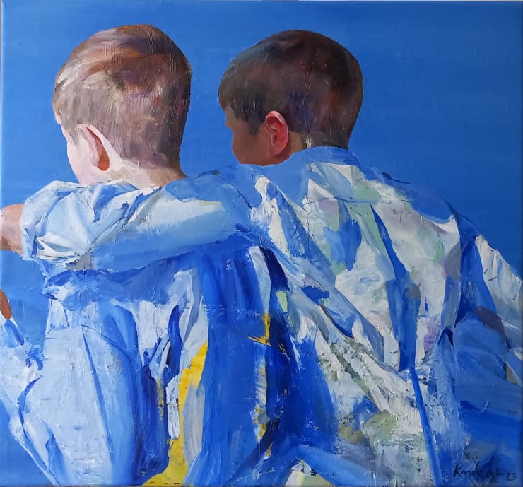 Tania Kandracienka, Two, 65x70cm, oil on canvas