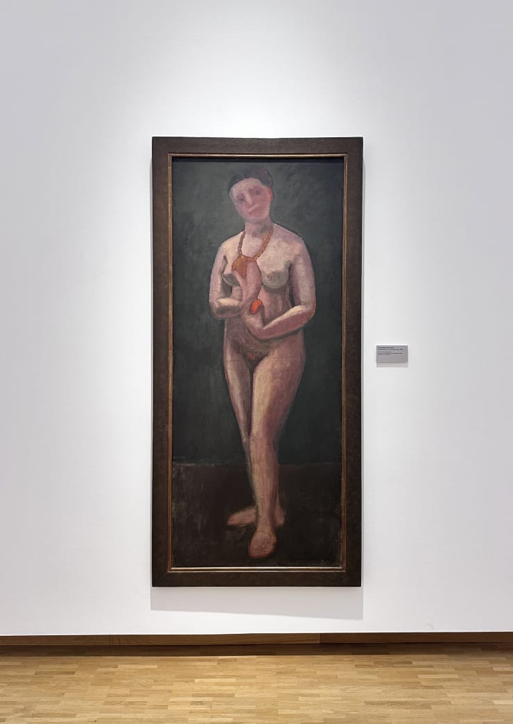 Paula Modersohn-Becker Selbstbildnis als stehender Akt, Sommer 1906