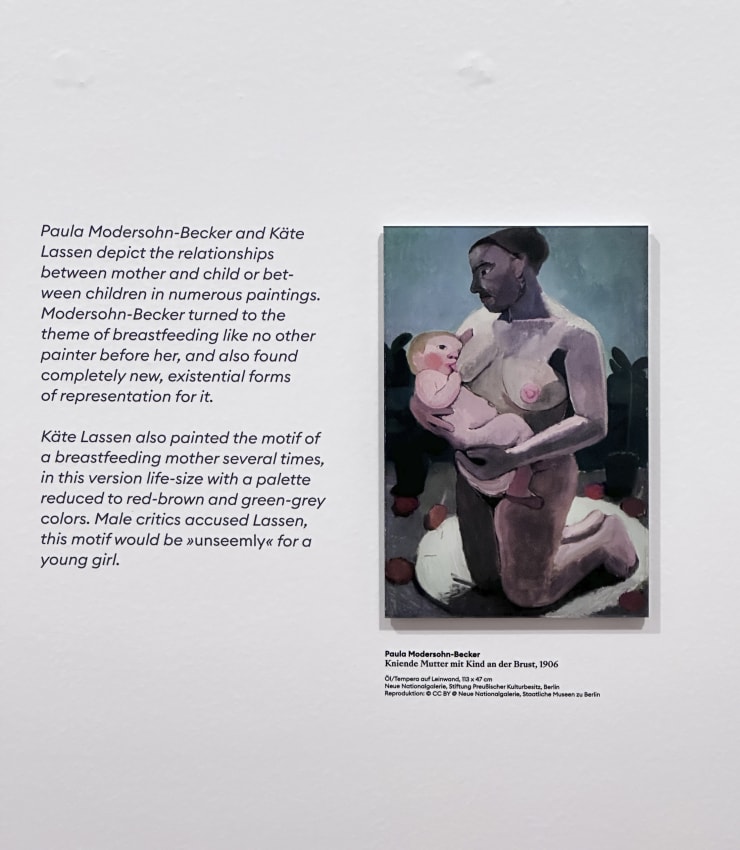 Paula Modersohn-Becker Kniende Mutter mit Kind an er Brust, 1906