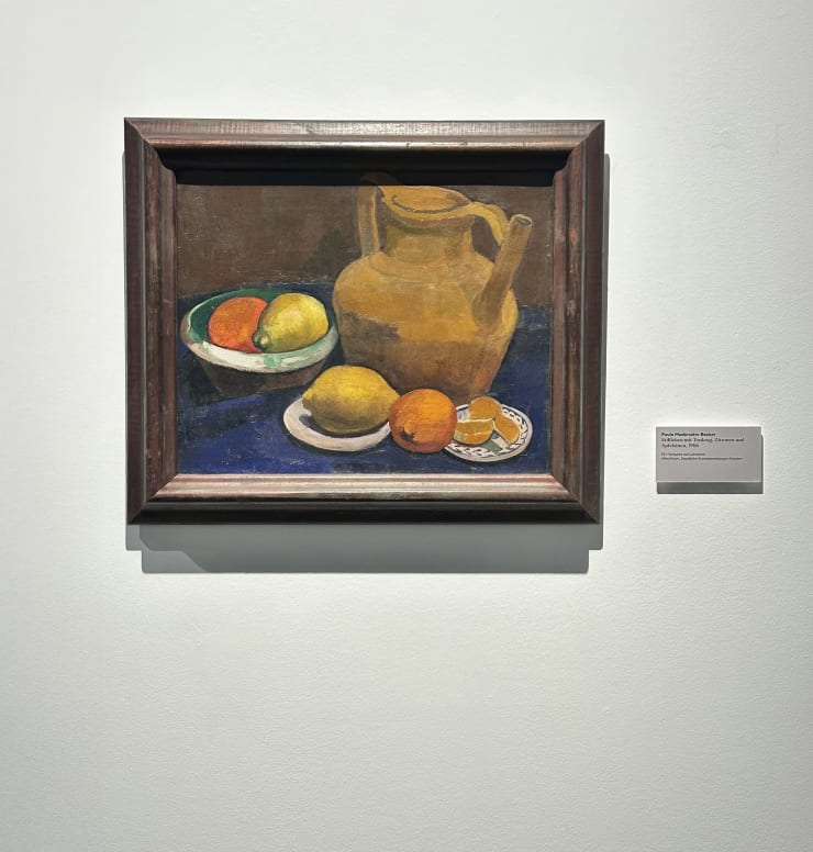 Paula Modersohn-Becker Stillleben mit Tonkrug, Zitronen und Apfelsinen, 1906