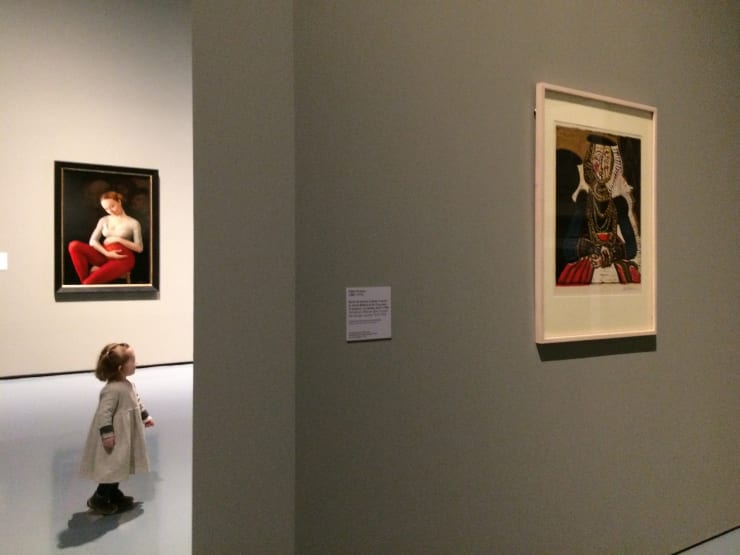 Left: Katerina Belkina "The Sinner" 2014, Right: Pablo Picasso