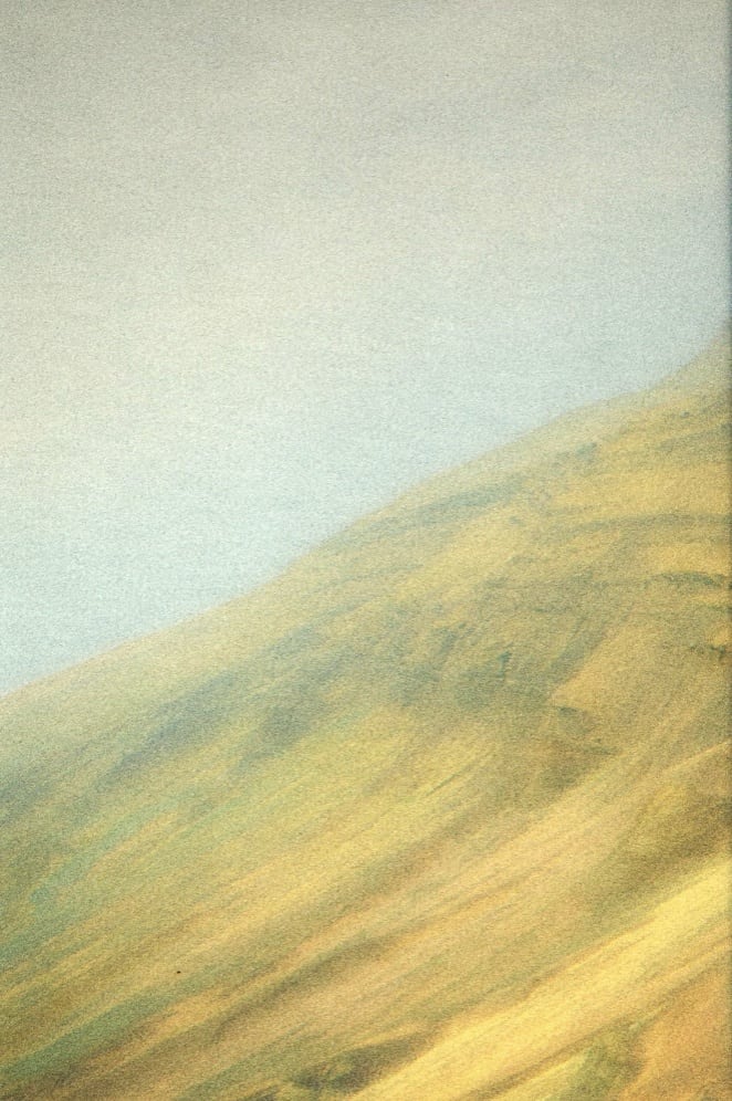 Ilan Weiss "Mongol desert II", 2016, pièce unique, 18 x 25 cm, inkjet print on polyester on aluminium