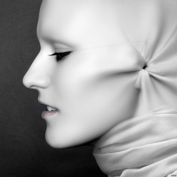 Oleg Dou "Hear Yourself", 2006, 3/8, 100 x 100 cm, Lambda print under Diasec