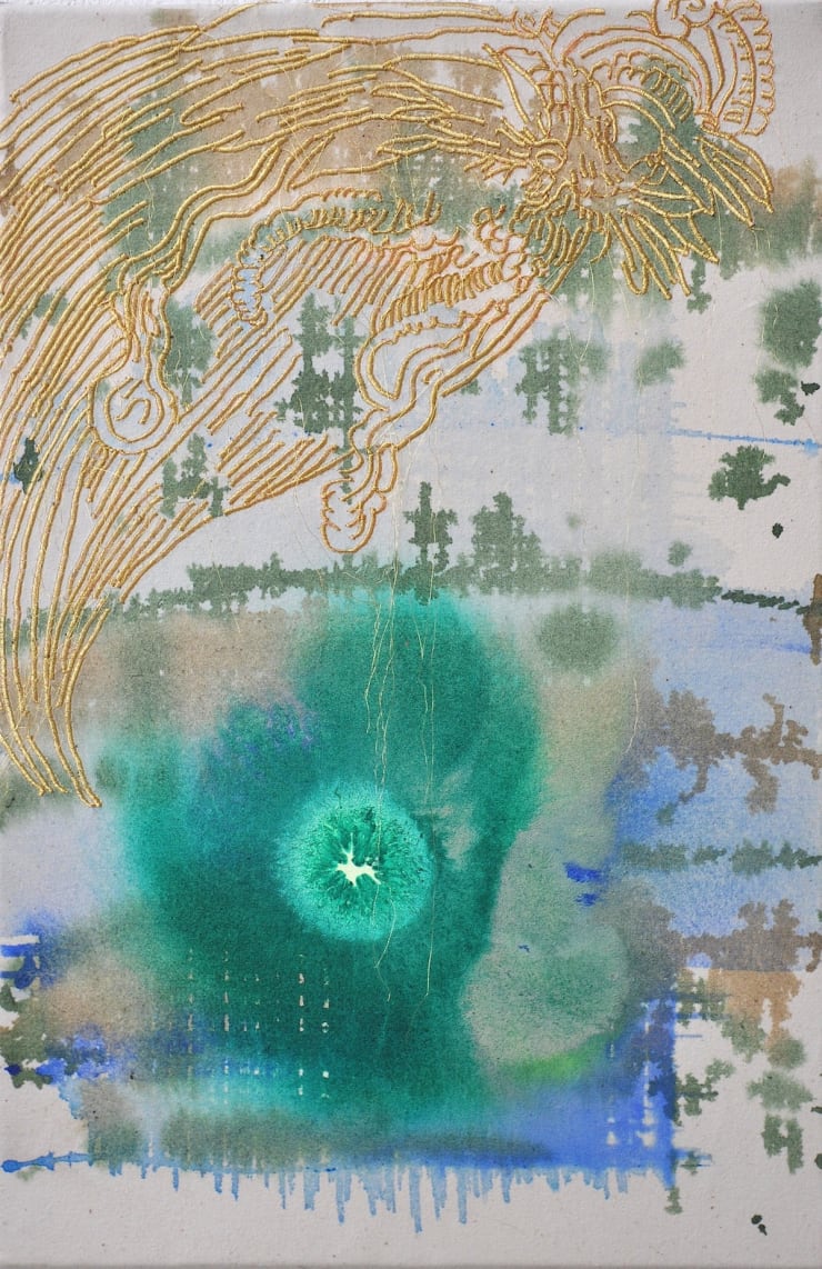 Seet van Hout Dragon of Gold, 60 x 40 cm