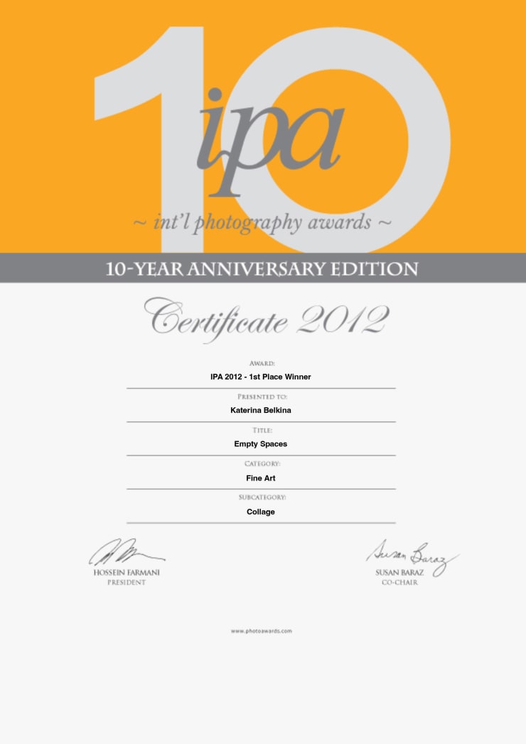 IPA International Photography Awards 2012