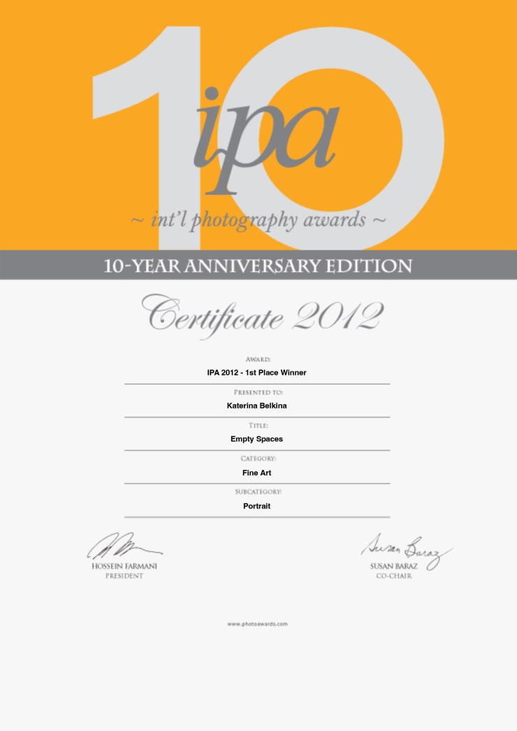 IPA International Photography Awards 2012