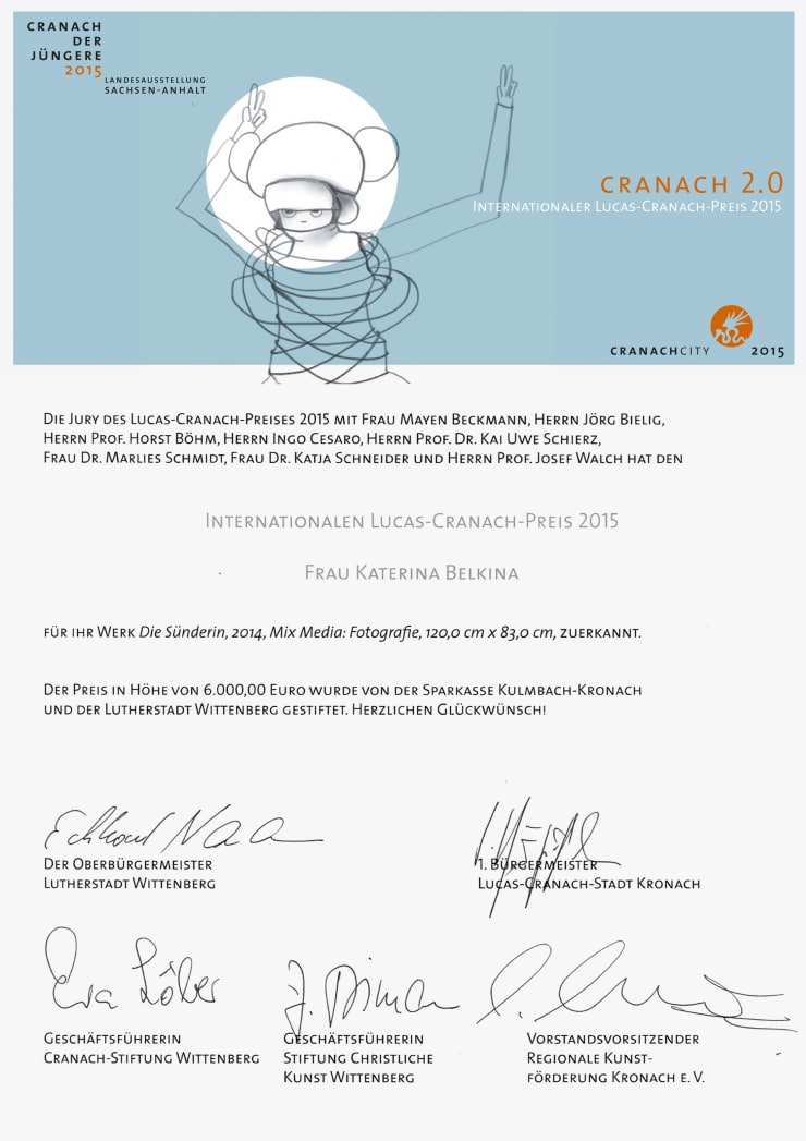 Internationaler Lucas-Cranch-Prize 2015