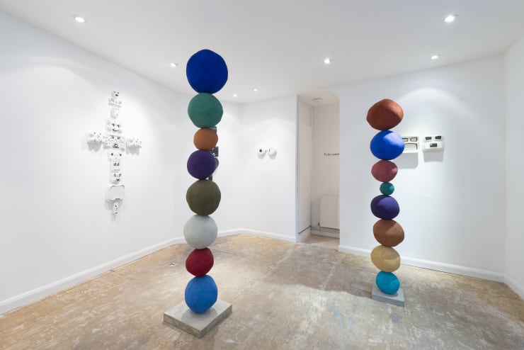 Annie Morris Stacks, 2014 Plaster, Polystyrene, Jesmonite, Pigment and concreteAnnie Morris Stacks, 2014 Plaster, Polystyrene, Jesmonite, Pigment and concrete