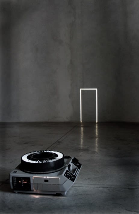 Francisco Ugarte Sin Titulo (Proyecciones a partir de piso), 2011 Projector and slides Variable dimensions (FU 002)