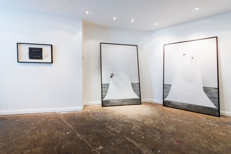 Install shot White Flag - Carla Chaim Upstairs