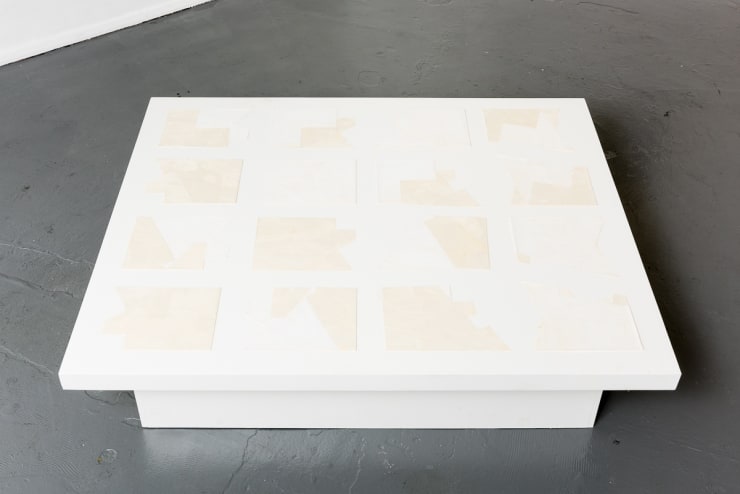 Carla Chaim White Flag, 2017 Oil paint on paper 25 x 29 cm each (dimensions vary)