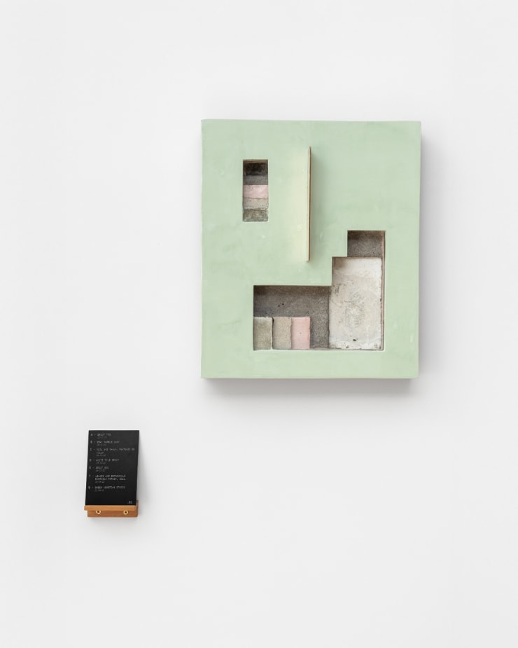 Ishmael Randall Weeks Codigo Atemporal #81, 2022 Grouts, soils, wood and copper