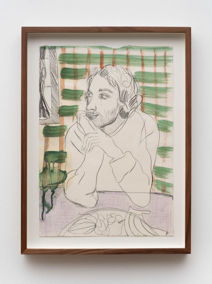 Maya Weishof Marco in Campos, 2025 Graphite, coloured pencil and oil on paper