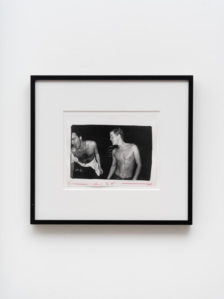 Andy Warhol Larry Rinder & Unidentified Man (Studio 54), 1977 Gelatin silver print
