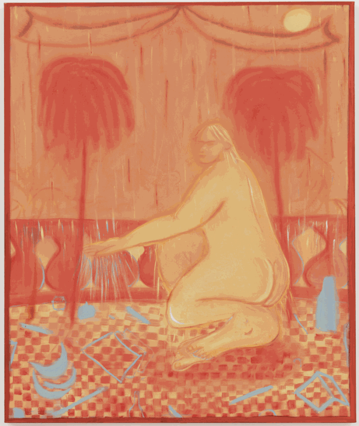 Pippa El-Kadhi Brown In the Eye of the Tempest, 2023 Oil on canvas