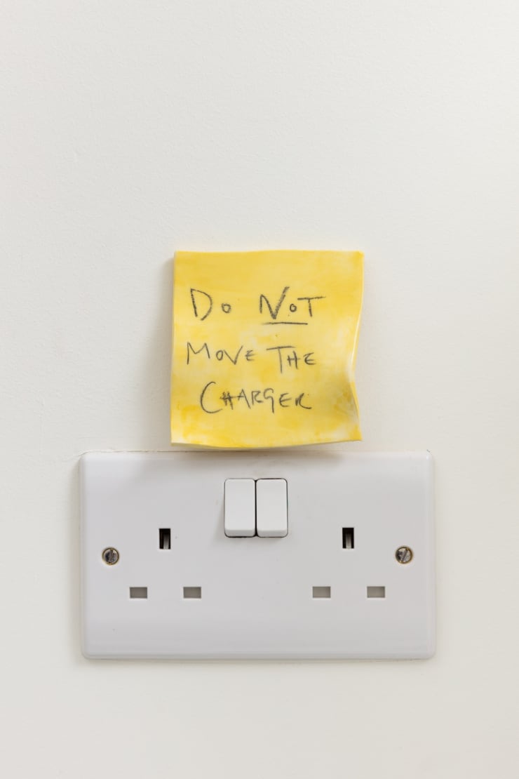 Alma Berrow Do not move the charger, 2023 Earthenware