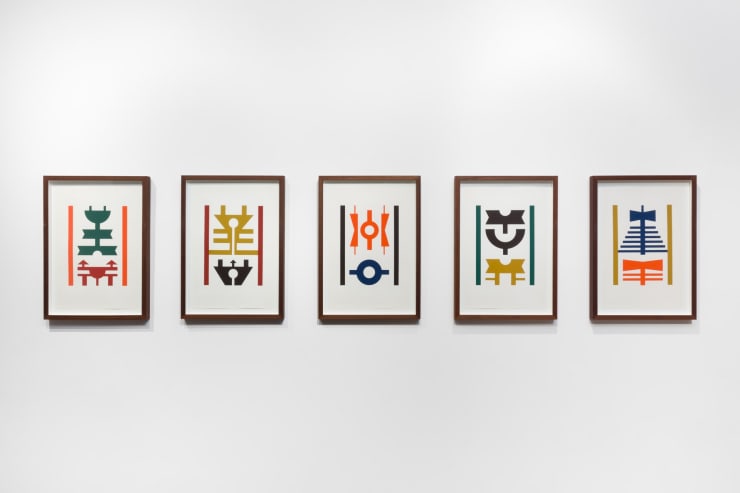 Rubem Valentim Poetic Logotypes, 1973 Serigraphic emblems